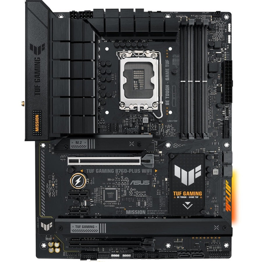 TUF GAMING B760-PLUS WIFI Gaming Desktop Motherboard - Intel B760 Chipset - Socket LGA-1700 - ATX TUF GAMING B760-PLUS WIFI Gaming Desktop Motherboard - Intel B760 Chipset - Socket LGA-1700 - ATX